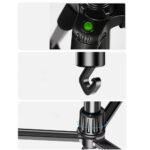 Farway Profesyonel Alüminyum Tripod 360° Ayarlanılabilir Panoramik Başlık Su Terazili Telefon Tutucu 175cm - Görsel 5